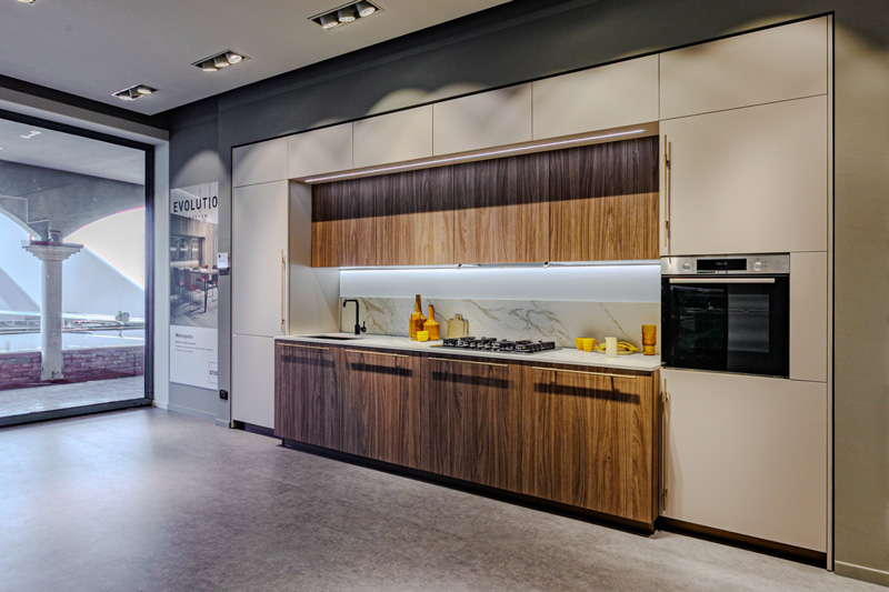 Composizione Stosa nello showroom