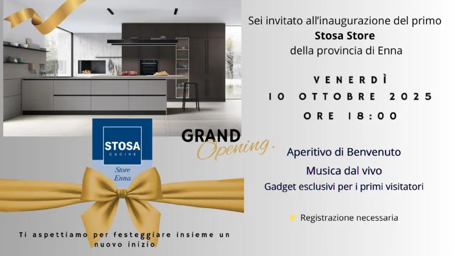 Inaugurazione Stosa Store Enna